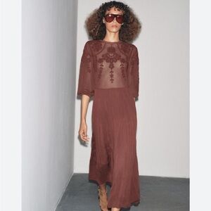 Zara ZW Collection combination dress